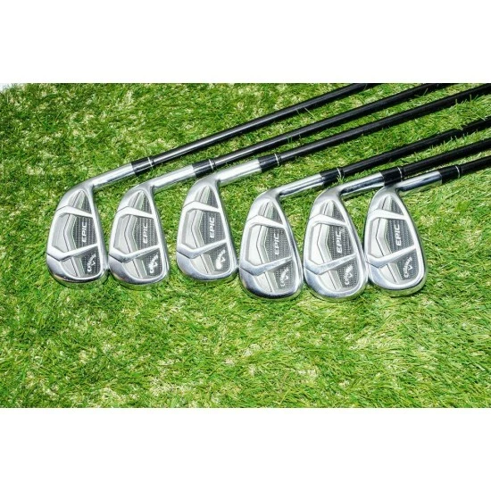 Callaway Epic Iron Set (5-pw) Right Handed 38" Graphite Stiff New Dri Tac Grip