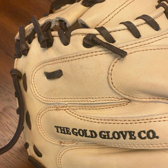 RARE Rawlings Custom Pro Shop COLLEGE ISSUE Baseball Glove 33" Catcher's Mitt - Image 5