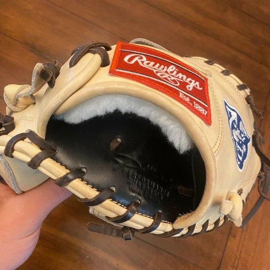 RARE Rawlings Custom Pro Shop COLLEGE ISSUE Baseball Glove 33" Catcher's Mitt - Image 6