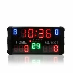 LED Electronic Basketball Scoreboard Digital Portable Scoreboard With Controller