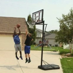 Basketball Hoop System Portable Stand Adjustable Basket Ball Rim Backboard 48"