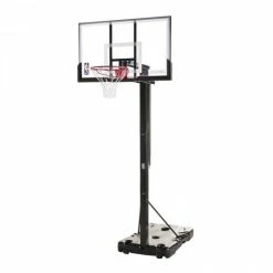 Spalding NBA 54" Portable Screw Jack Bball Hoop With Polycarbonate Backboard
