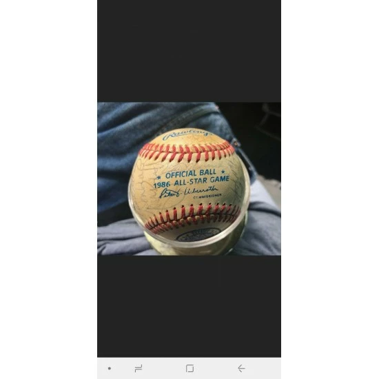 1986 All Star Baseball Original Ball - Image 6