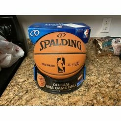 Official Spalding 2006 Cross Traxxion NBA Game Ball Leather Basketball NEW