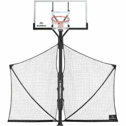 Silverback Basketball Yard Guard Defensive Net System Rebounder With Foldable Ne