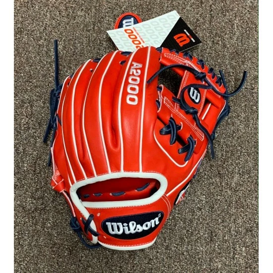 Wilson A2000 1788 11.25" Custom USA Infield Baseball Glove - Red White Blue - Image 2