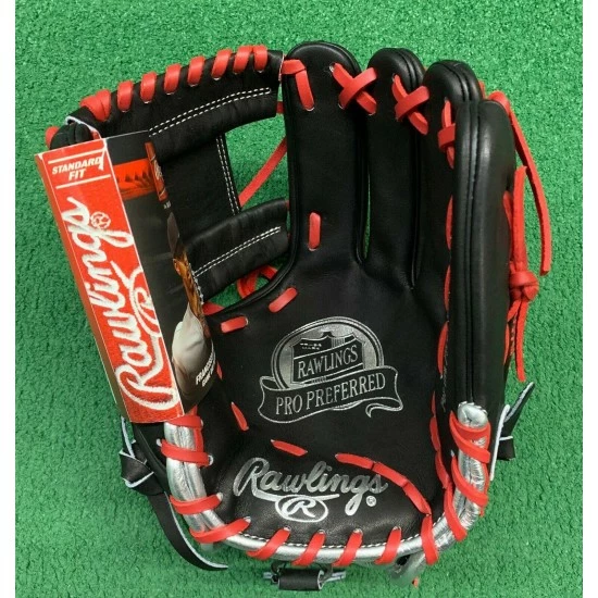 Rawlings Pro Preferred 11.75" Francisco Lindor Platinum Infield Glove PROSFL12B - Image 2