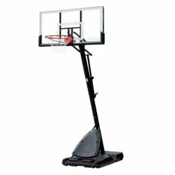 Spalding 54" Polycarbonate Portable Basketball Hoop Goal Pro Slam Breakaway Rim