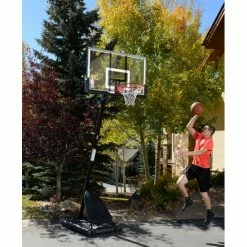 Portable Basketball Hoop Goal Angled 54 Inch NBA Outdoor Sport Backboard