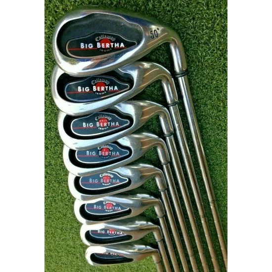 Callaway Big Bertha Irons Set 4-10+GW / RH / Uniflex Steel / VERY NICE / Mm4411 - Image 4