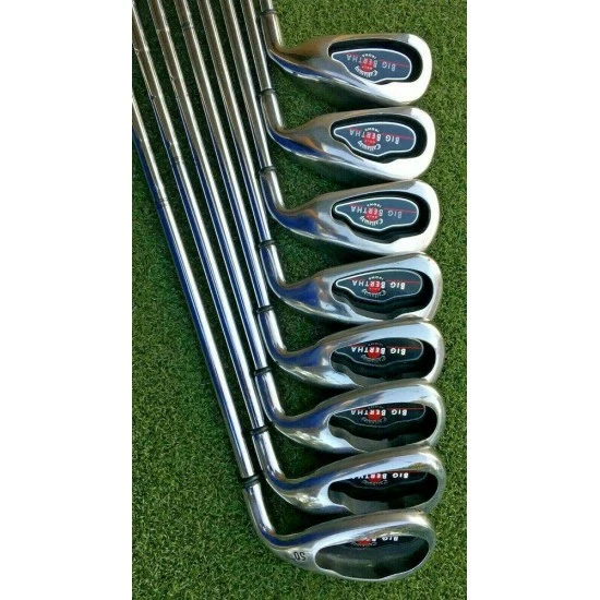 Callaway Big Bertha Irons Set 4-10+GW / RH / Uniflex Steel / VERY NICE / Mm4411 - Image 5