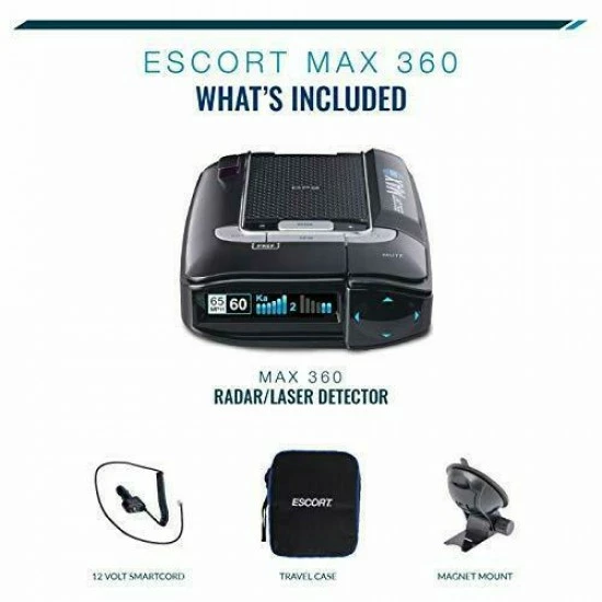 Escort Max360 Laser Radar Detector - GPS Directional Alerts Dual Black - Image 3