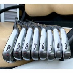 Men's Right Handed Titleist CB 714 Forged Stiff Flex Steel Shaft Iron Set (3-PW)