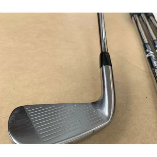 Men's Right Handed Titleist CB 714 Forged Stiff Flex Steel Shaft Iron Set (3-PW) - Image 5