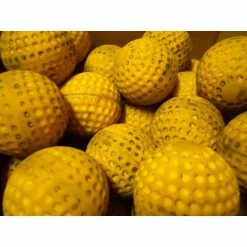 6 Dozen= 72 Count Used 9" Dimpled Balls Pitching Machine, Batting Cage Baseballs