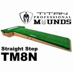 8 Inch Portable Travel Youth Baseball Pitching Mound W Modular Base Ages 12-15