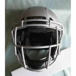 2018 VICIS ZERO1 FOOTBALL HELMET MATTE SILVER + SILVER FACE MASK SIZE A MEDIUM