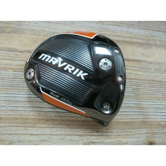 NEAR MINT CALLAWAY MAVRIK SUB ZERO TRIPLE DIAMOND 9* DRIVER HEAD ONLY W/ HC/TOOL - Image 6