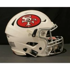 SAN FRANCISCO 49ers CUSTOM WHITE SPEEDFLEX RIDDELL HELMET Kittle Deebo Bosa Rush