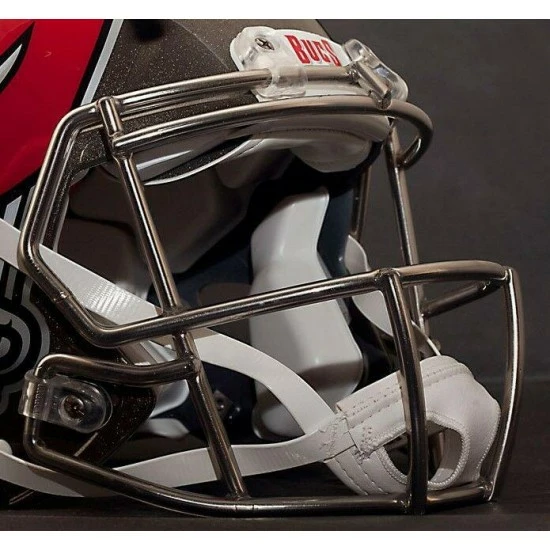 ADULT LARGE Riddell SPEED Football Helmet (FLAT BLACK) With S2BD-SW-SP Facemask - Image 3