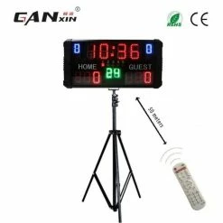 LED Basketball Scoreboard Digital Portable Electronic Scoreboard With Stand