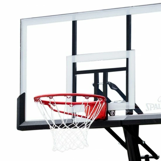 54" Portable Basketball System Adjustable Hoop Backboard Net Pole Polycarbonate - Image 2